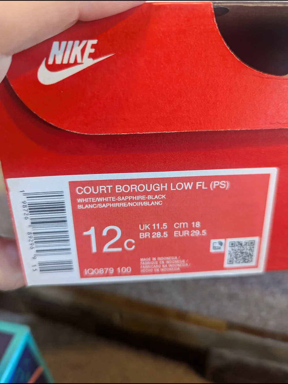 Nike Kids Court Borough Low-Top